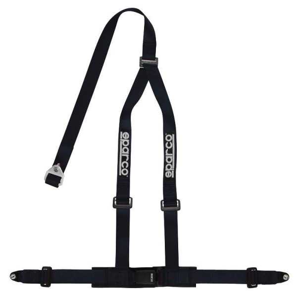 Ceinture de sport à 3 points Sparco Noir avec fixation à vis marque...