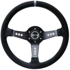 Volant Sport Universel Sparco L777 Piuma  Alcantara Noir  Diamètre 350mm