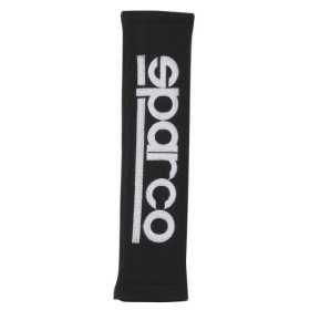 Ensemble de housses de ceinture de sécurité Sparco  Logo brodé  Noir