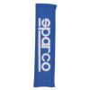 Ensemble de housses de ceinture de sécurité Sparco  Logo brodé  Bleu