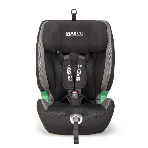 Sparco Siège enfant SK5000I Isofix NoirGris iSize 76150cm ECER12903...