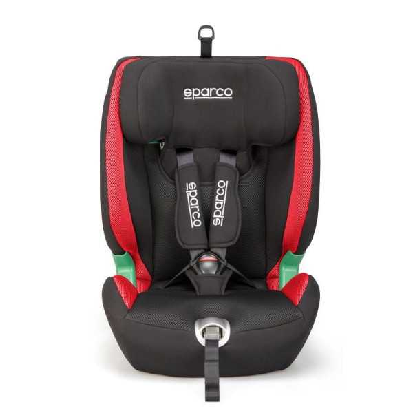 Sparco Siège enfant SK5000I Isofix NoirRouge iSize 76150cm ECER1290...