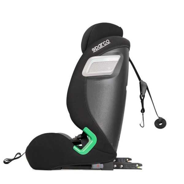 Sparco Siège enfant SK5000I Isofix NoirRouge iSize 76150cm ECER1290...