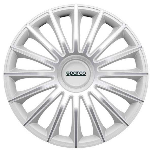 Ensemble denjoliveurs Sparco 4 pièces Treviso 13 pouces Argent