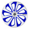 Ensemble denjoliveurs Sparco 4 pièces Sicilia 15 pouces ArgentBleuCarbone