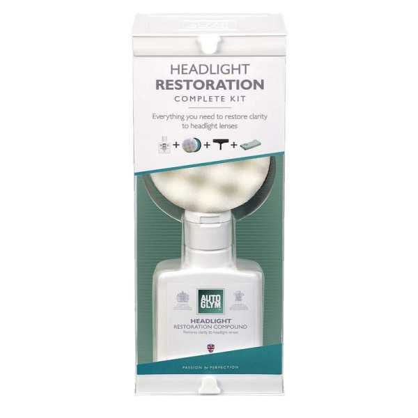 Kit de restauration de phare Autoglym Complet | AUTOGLYM | Kit Réno...