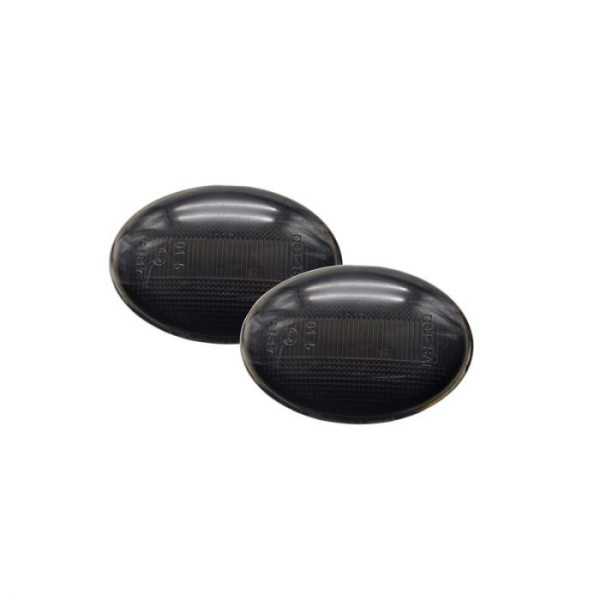 Set de Clignotants Latéraux LED sur mesure pour Mini R55 Clubman  R56  R57 Cabrio  R58 Coupe  R59 Roadster  Fumée  incl. F