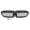 Grille de Calandre 'Diamond Type' Noir Luisant sur mesure pour BMW Série 3 G20G21 2019 excl. LCI