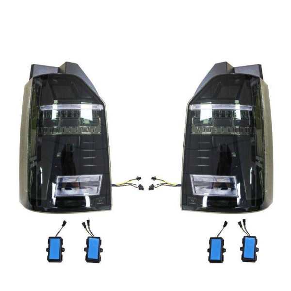 Set de feux arrière LED Volkswagen Transporter T6 20152020 avec hayon  Noir