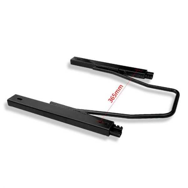 Set de glissières universel pour 1 Siège baquet avec réglage frontal Largeur 365mm