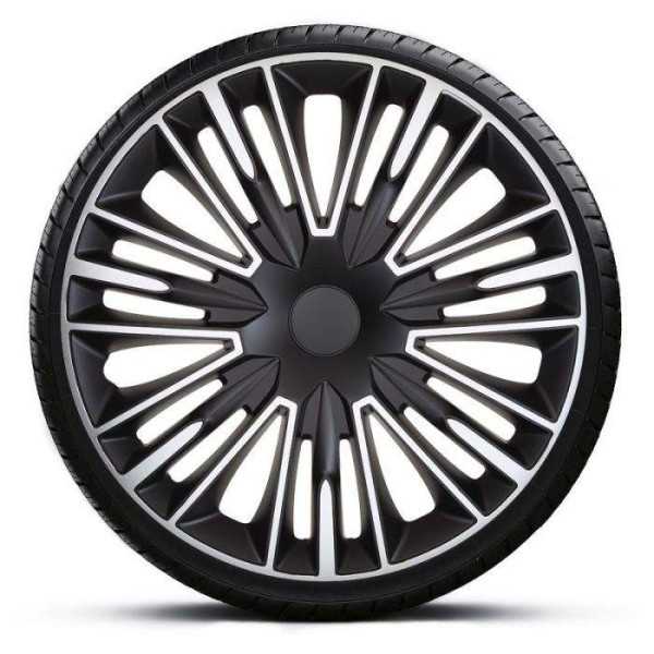 Jeu denjoliveurs 4 pièces Jerez 15 pouces argentnoir | AutoStyle | ...