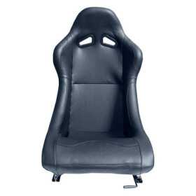 Siège baquet 'BW' - Cuir simili Noir - Dossier fixe - incl. glissiè...