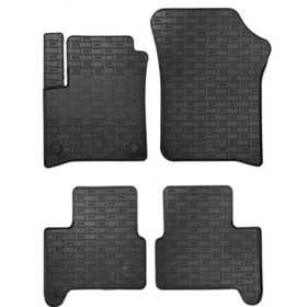 Tapis en caoutchouc adaptés pour Volkswagen eUp  Skoda eCitigo  Seat eMii 2019 4 pièces  système de montage