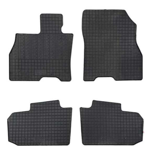 Tapis en caoutchouc pour Nissan Leaf ZE0 20102017 4 pièces  système de montage