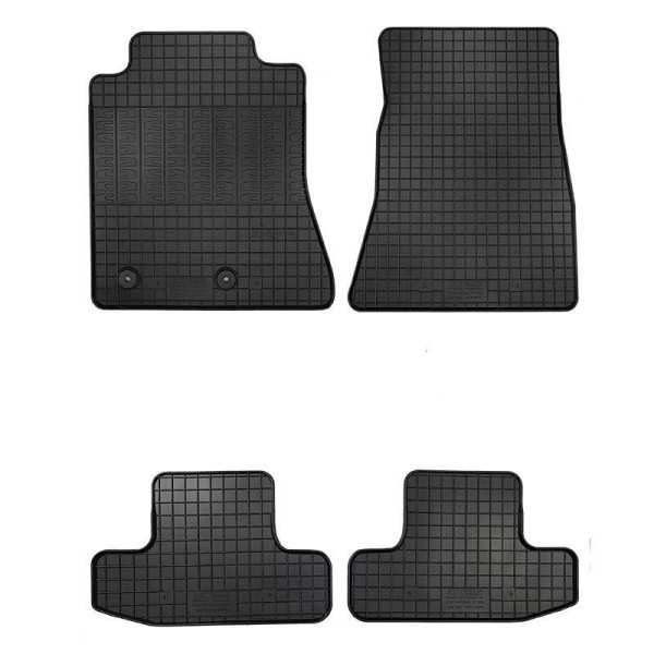 Tapis en caoutchouc pour Ford Mustang GT 2015 4 pièces  système de montage