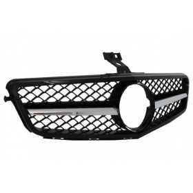 Grille avant pour Mercedes C W204 S204 2007-2014 Sport C63 Look Noi...