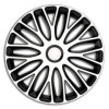 Ensemble denjoliveurs de roue 4 pièces Mugello 17 pouces BlancNoir