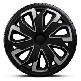 Jeu denjoliveurs 4 pièces Ultimo 15 pouces argentnoir | AutoStyle |...
