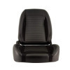 Siège sport Classic II Cuir synthétique noir Daim Coutures grises D...