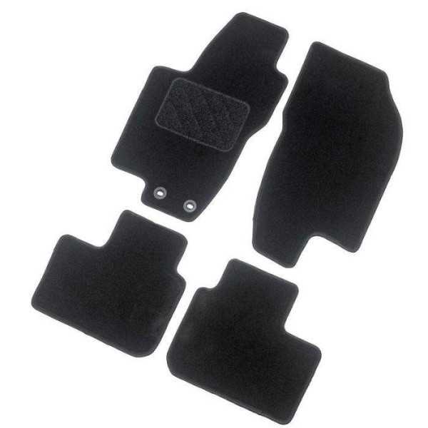 Tapis de voiture adaptés pour Citroën Berlingo Multispace  Opel Combo MPV Tour  Peugeot Rifter 92019 3 pièces  clips de fixa