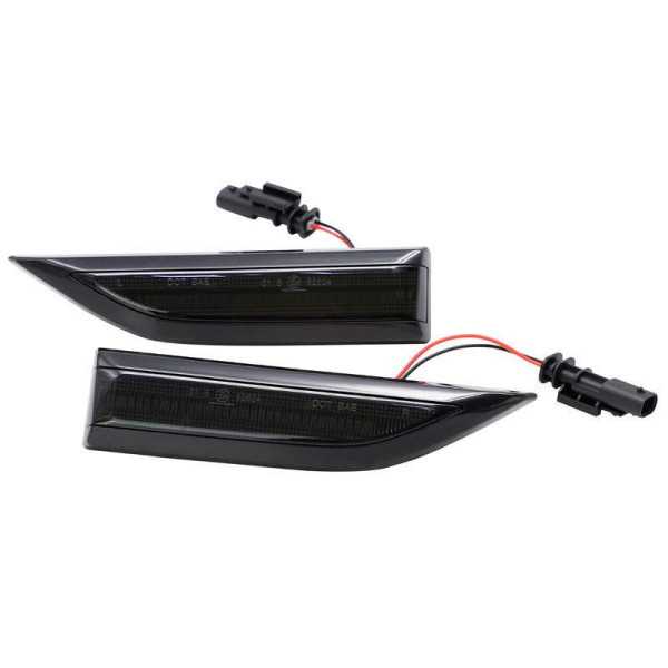 Kit Clignotants Latéraux LED  Convient pour Volkswagen Transporter T6 2015  Fumée  Y compris Dynamic Running Light