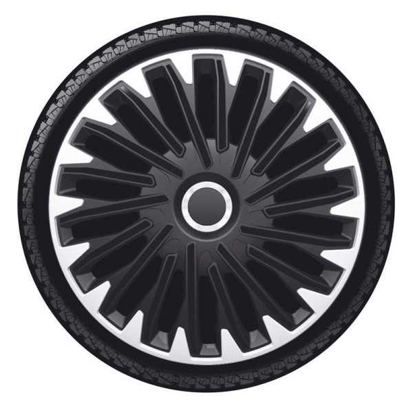 Jeu denjoliveurs 4 pièces Quantum Pro 16 pouces argentnoir anneau c...