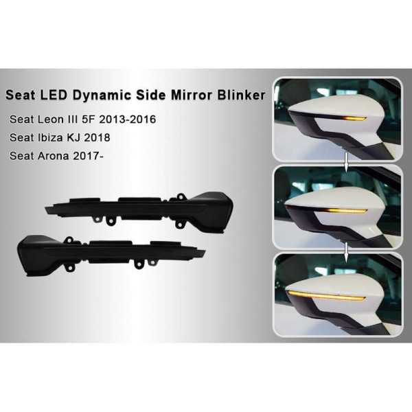 Set dindicateurs de rétroviseurs latéraux à LED adaptés au siège Di...