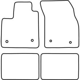 Tapis de voiture adaptés pour Ford Focus IV 2018 | AutoStyle | Tapi...