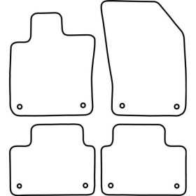 Tapis de voiture adaptés pour Volvo S60 V60 II 2018 | AutoStyle | T...