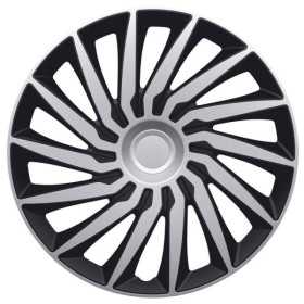 Jeu denjoliveurs de roue 4 pièces Kendo 14 pouces argentnoir