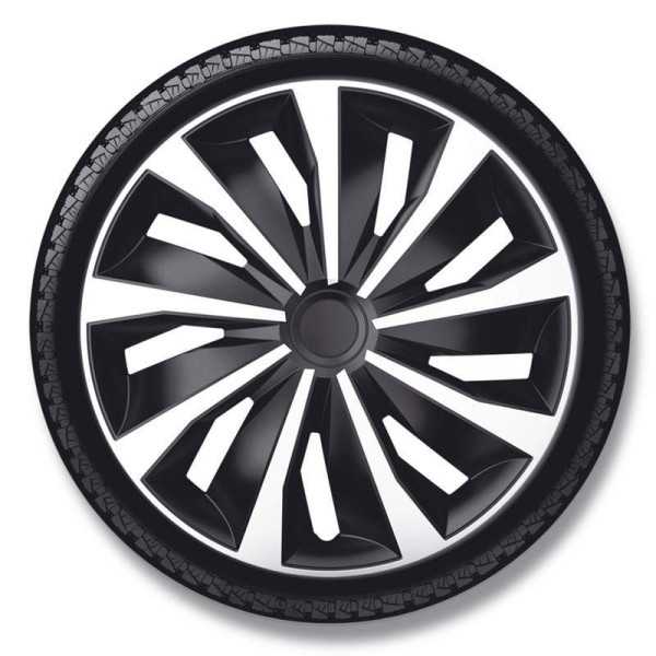 Jeu denjoliveurs de roue 4 pièces Grip 14 pouces argentnoir | AutoS...