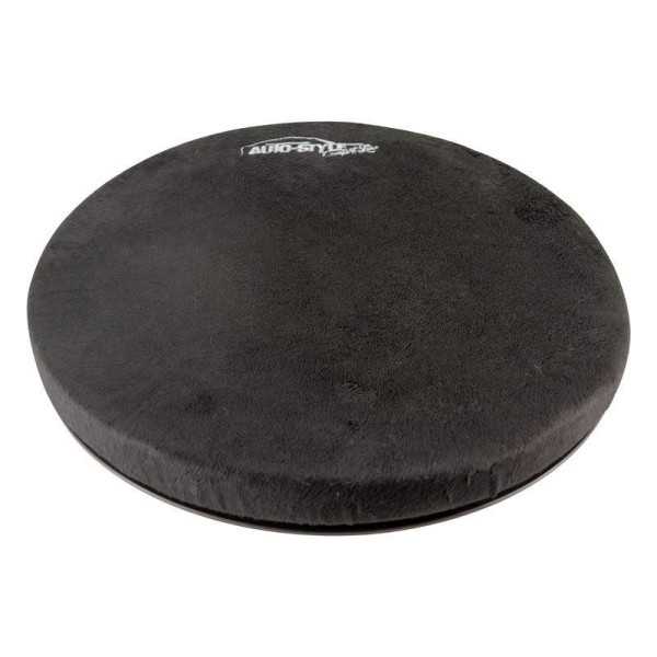 Coussin pivotant AutoStyle Comfortline Noir Diamètre 39cm | AutoSty...