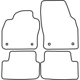 Tapis de voiture adaptés pour Volkswagen Polo VI 35 portes 2017 | A...