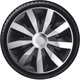 Jeu denjoliveurs 4 pièces Penta 16 pouces argentnoir | AutoStyle | ...