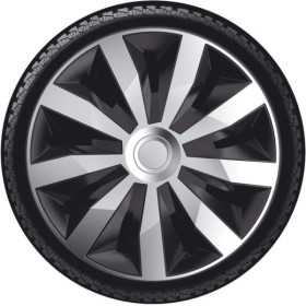 Jeu denjoliveurs 4 pièces Penta 14 pouces argentnoir | AutoStyle | ...