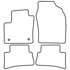 Tapis de voiture adaptés pour Toyota CHR 2016 | AutoStyle | Tapis d...