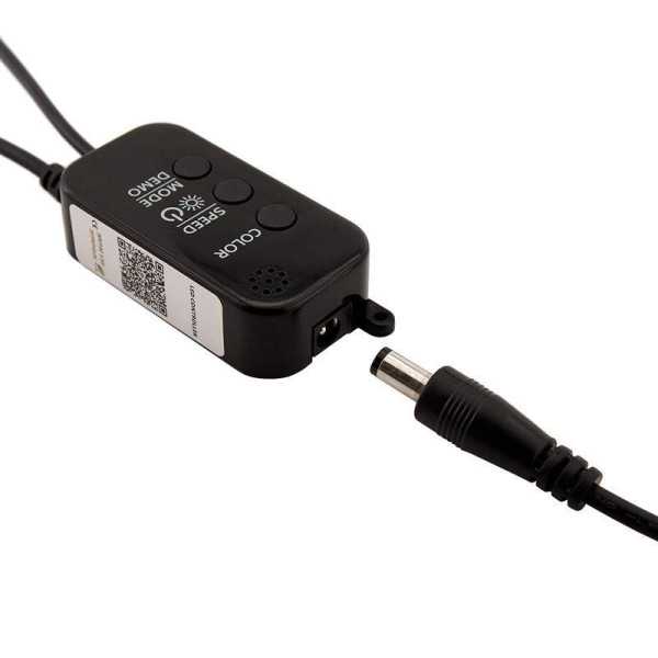 Ensemble de bandes LED intérieures autocollantes avec fonctionnemen...