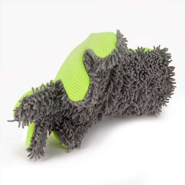 Gant de lavage de voiture double face AutoStyle  GrisVert