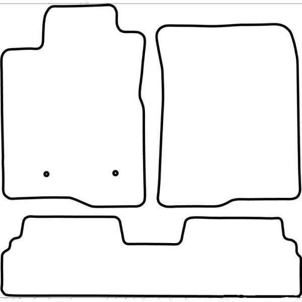 Tapis de voiture adaptés pour Toyota Corolla Verso 20062009 5Person...