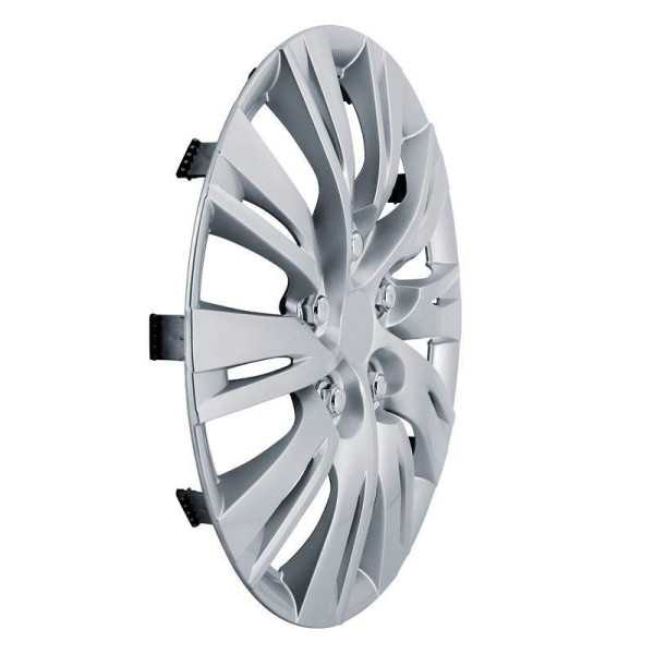 Ensemble denjoliveurs de roue 4 pièces Ohio 16 pouces argent | Auto...