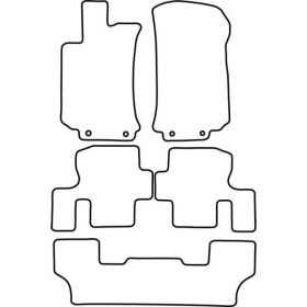 Tapis de voiture adaptés pour Mercedes Classe R W251 20052010 | Aut...
