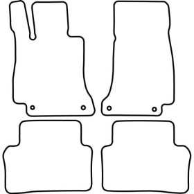 Tapis de voiture adaptés pour Mercedes Classe E W213 2016 | AutoSty...