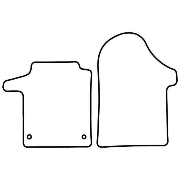 Tapis de voiture pour Mercedes Vito W640 Viano W447 2014 uniquement...