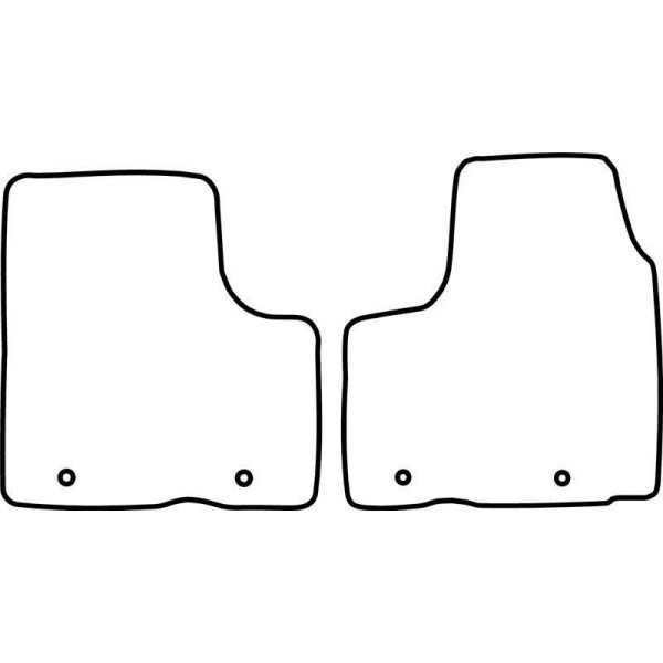 Tapis de voiture adaptés pour Renault Trafic 2014 uniquement pour |...