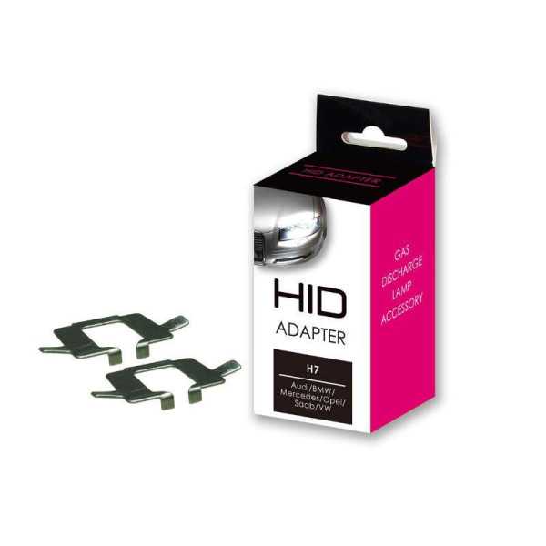 Ensemble dadaptateurs de montage au xénon HID pour AudiBMWMercedesOpelSaabVW H7  Ensemble de 2 pièces