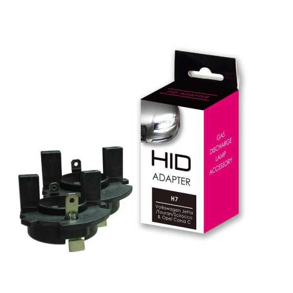Ensemble dadaptateurs de montage au xénon HID pour Volkswagen JettaTouranScirocco et Opel Corsa C H7  Ensemble de 2 pièces