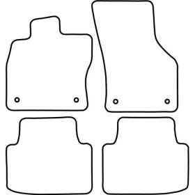 Tapis de voiture adaptés pour Volkswagen Passat 3GB8 2014 | AutoSty...