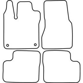 Tapis de voiture adaptés pour Renault Twingo III 2014 | AutoStyle |...