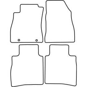 Tapis de voiture adaptés pour Nissan Pulsar 2014 | AutoStyle | Tapi...