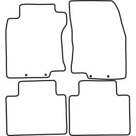 Tapis de voiture adaptés pour Nissan XTrail T32 2013 | AutoStyle | ...
